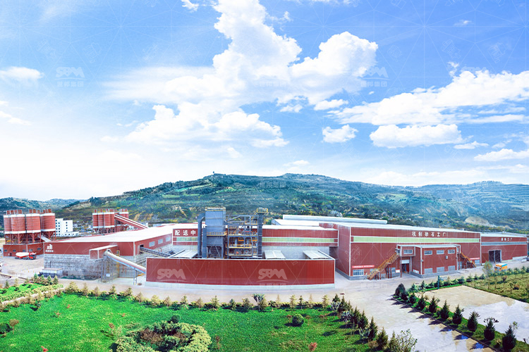 甘肅年產300萬噸凝灰巖制砂示范生產線