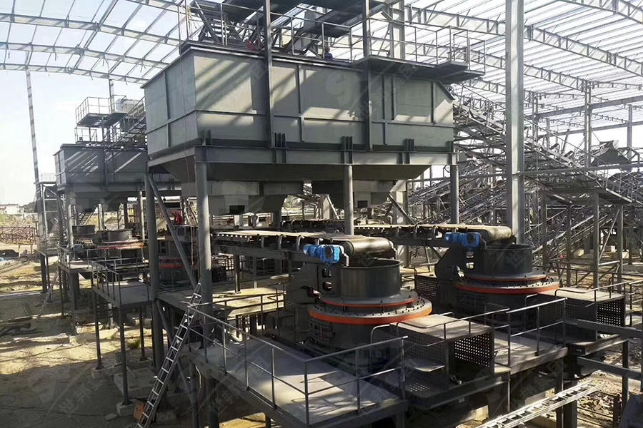 河卵石制砂機現場