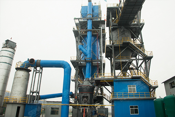 立式磨粉機露天現場